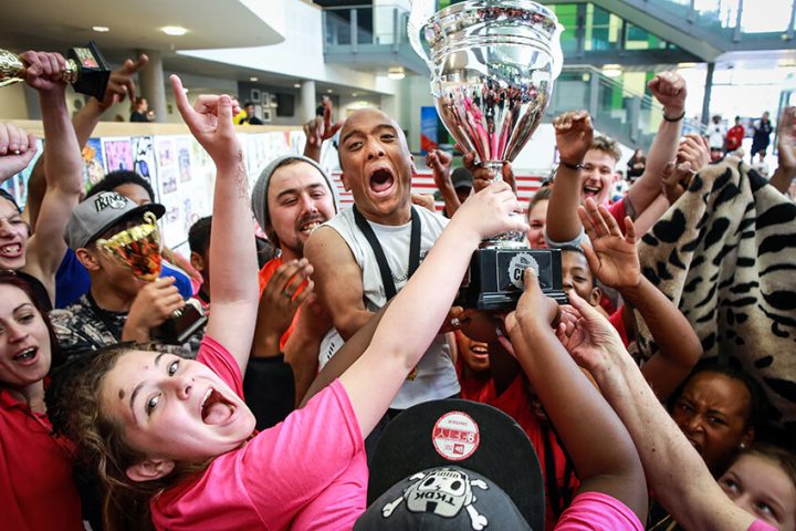 Presidents cup winners celebrating