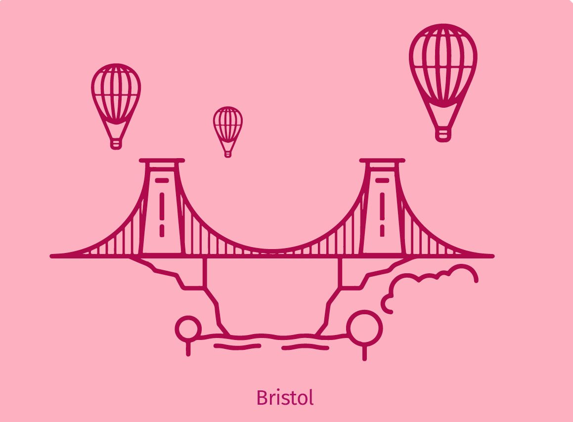 Clifton Suspension bridge in Bristol